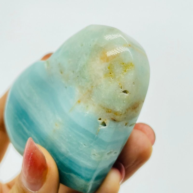 Beautiful Caribbean Calcite Heart Wholesale -Wholesale Crystals