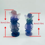 Beautiful Fluorite Angel Carving Wholesale -Wholesale Crystals