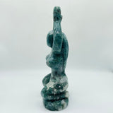 Beautiful Green Moss Agate Large Goddess Carving -Wholesale Crystals