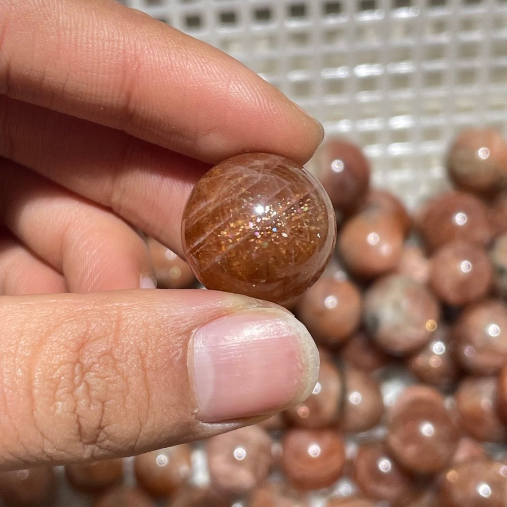 Beautiful High Quality Sunstone Spheres Wholesale -Wholesale Crystals