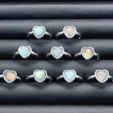 Beautiful Labradorite Heart Ring Wholesale - Wholesale Crystals