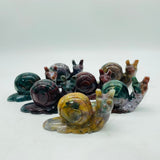 Beautiful Large Ocean Jasper Snails Carving Wholesale -Wholesale Crystals