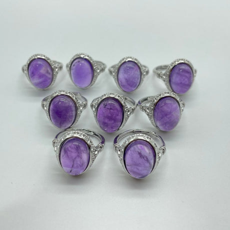 Beautiful Natural Amethyst Ring Wholesale -Wholesale Crystals