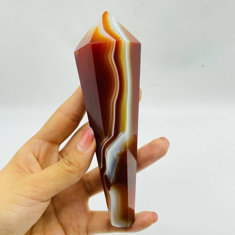 Beautiful Scepter Carnelian Point Magic Wand Wholesale -Wholesale Crystals