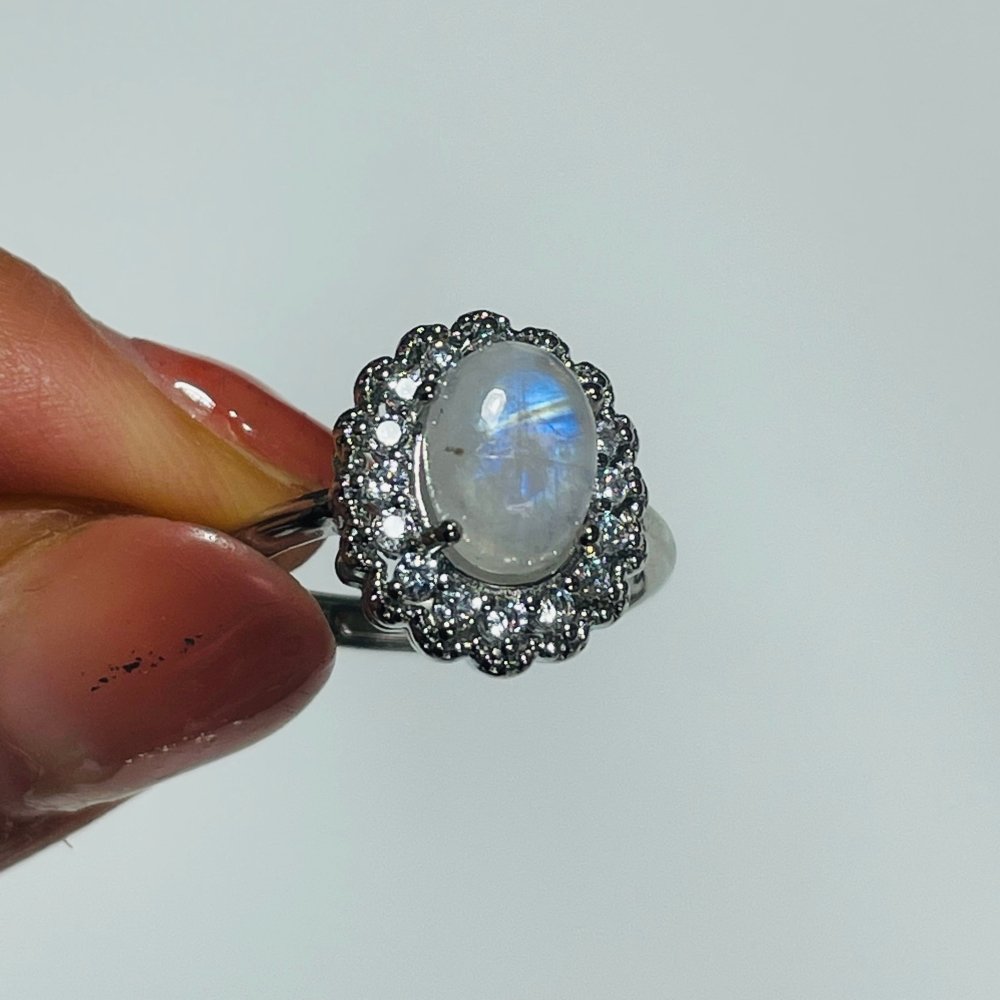 Beautiful Sri Lanka Moonstone Ring Wholesale -Wholesale Crystals