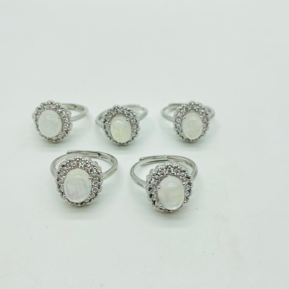Beautiful Sri Lanka Moonstone Ring Wholesale -Wholesale Crystals