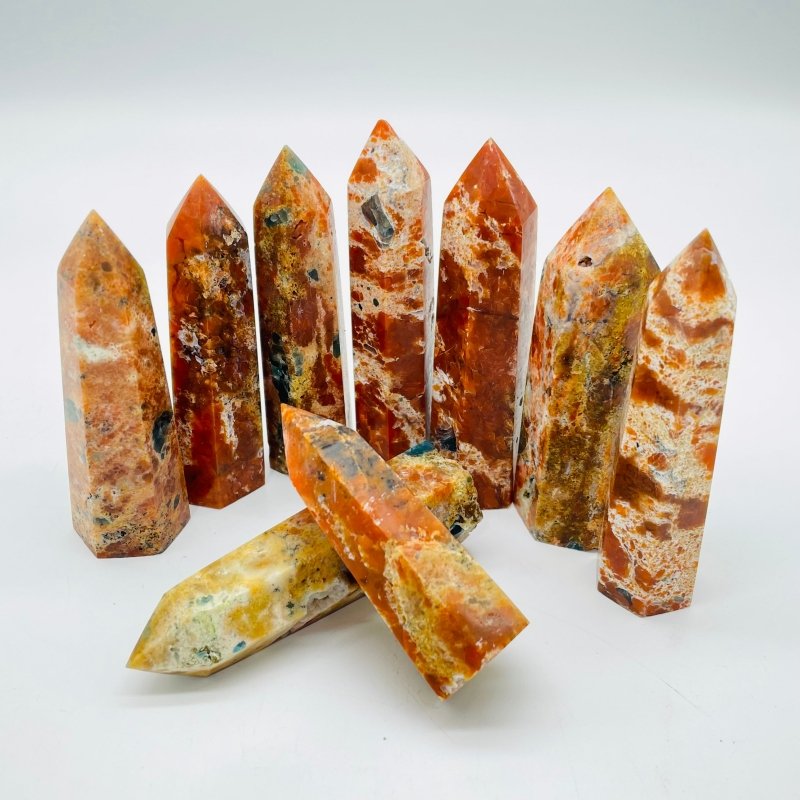 Beautiful Sunstone Mixed Apatite Tower Wholesale -Wholesale Crystals
