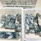 Big Moss Agate Points -Wholesale Crystals