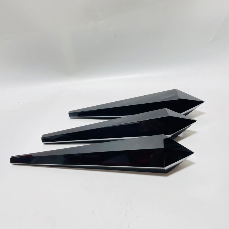 Black Obsidian Scepter Point Magic Wand Wholesale -Wholesale Crystals