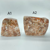 Black Rutile Yellow Garden Quartz Polishing Crystals -Wholesale Crystals