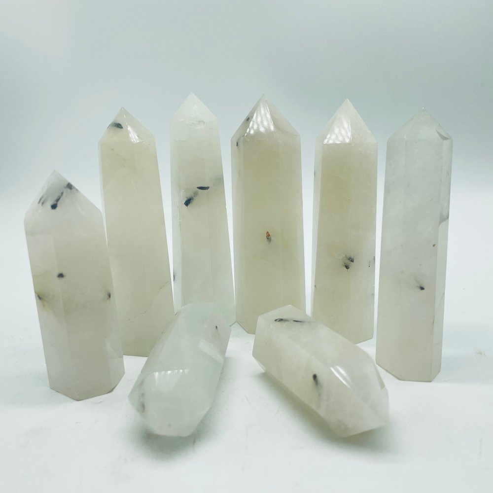 Black Tourmaline Tower Point Wholesale Closeout -Wholesale Crystals