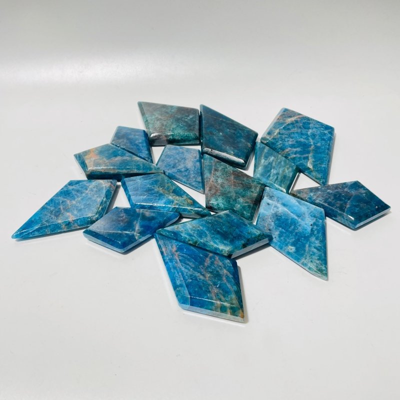 Blue Apatite Rhombus Shaped Wholesale - Wholesale Crystals