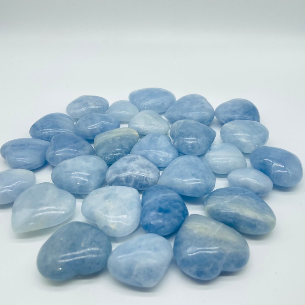 Blue Calcite Stone Heart Wholesale -Wholesale Crystals