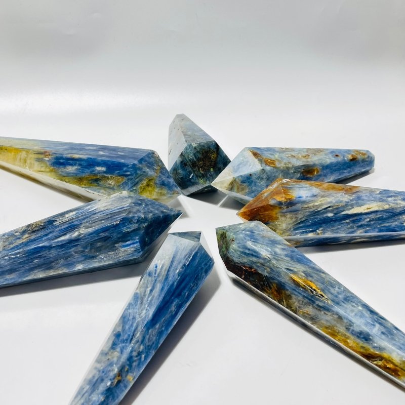 Blue Kyanite Mixed Quartz Scepter Point Magic Wand Wholesale - Wholesale Crystals