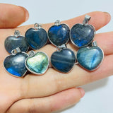 Blue Labradorite Heart Pendant Wholesale -Wholesale Crystals