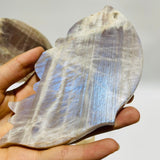 Blue Moonstone Mixed Sunstone Butterfly Carving With Stand -Wholesale Crystals