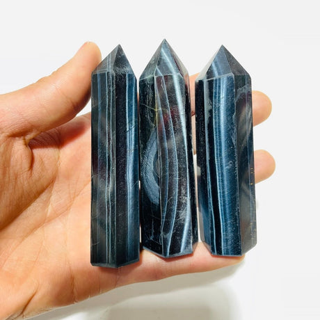 Blue Tiger Eye Points Wholesale -Wholesale Crystals