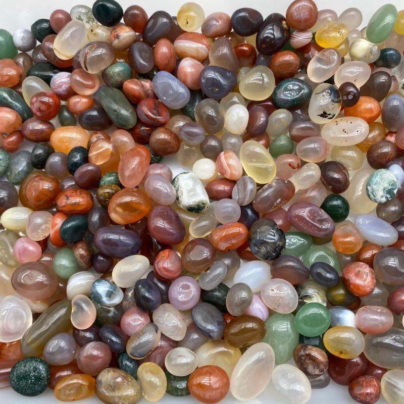 Colorful transparent agate gravel Chips -Wholesale Crystals