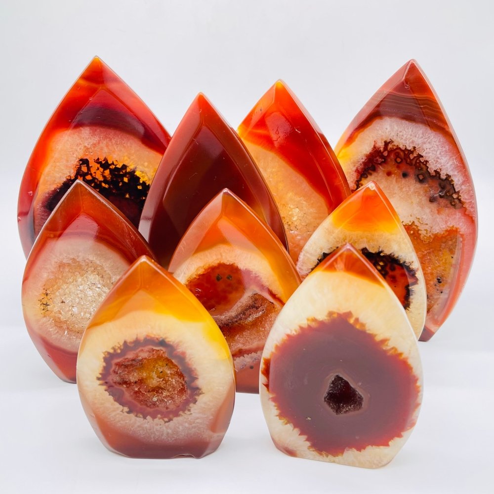 Carnelian Geode Druzy Arrow Head Shape Home Decoration Wholesale -Wholesale Crystals