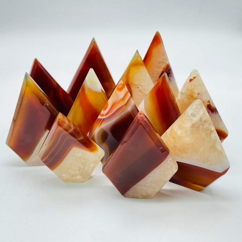 Carnelian Mixed Quartz Arrow Head Shape Wholesale - Wholesale Crystals