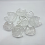 Cat Head Shape Clear Quartz Shallow Bowl Wholesale -Wholesale Crystals