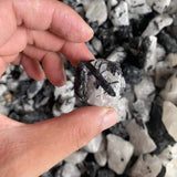 raw black tourmaline with quartz -Wholesale Crystals