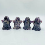 Chevron Amethyst Ghost Halloween Carving Wholesale -Wholesale Crystals