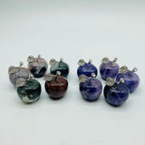 Chevron Amethyst & Ocean Jasper Apple Carving Wholesale -Wholesale Crystals