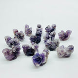 Chevron Amethyst Squirrel Carving Animals Wholesale -Wholesale Crystals