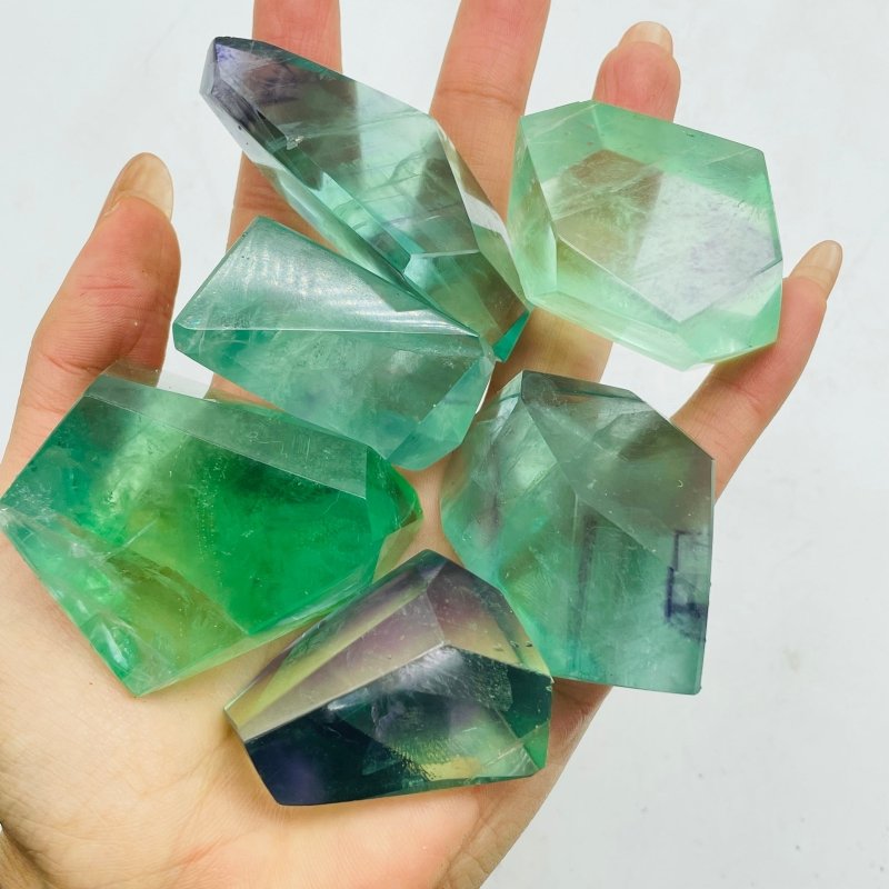 Clear Green Fluorite Free Form Wholesale -Wholesale Crystals