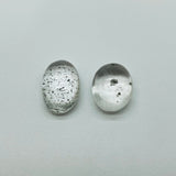 Clear Quartz With Pyrite Cabochon Stone Oval Gemstone For Jewelry Making DIY -Wholesale Crystals