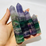 Colorful Silky Fluorite Point Wholesale -Wholesale Crystals