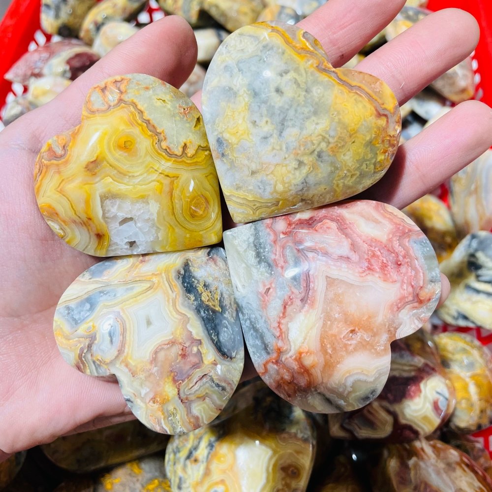 Crazy Agate Heart Wholesale -Wholesale Crystals