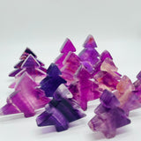 Dark Purple Fluorite Pine Tree Christmas Tree Wholesale -Wholesale Crystals