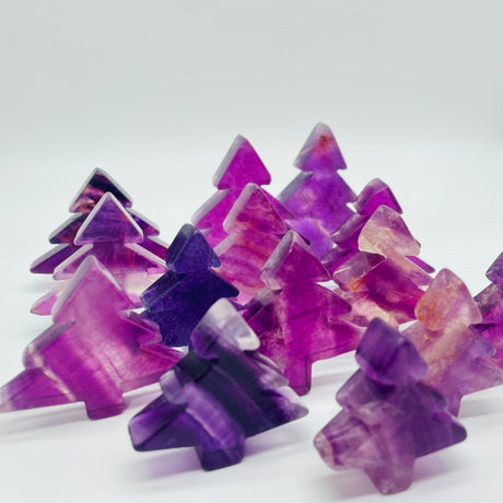 Dark Purple Fluorite Pine Tree Christmas Tree Wholesale -Wholesale Crystals