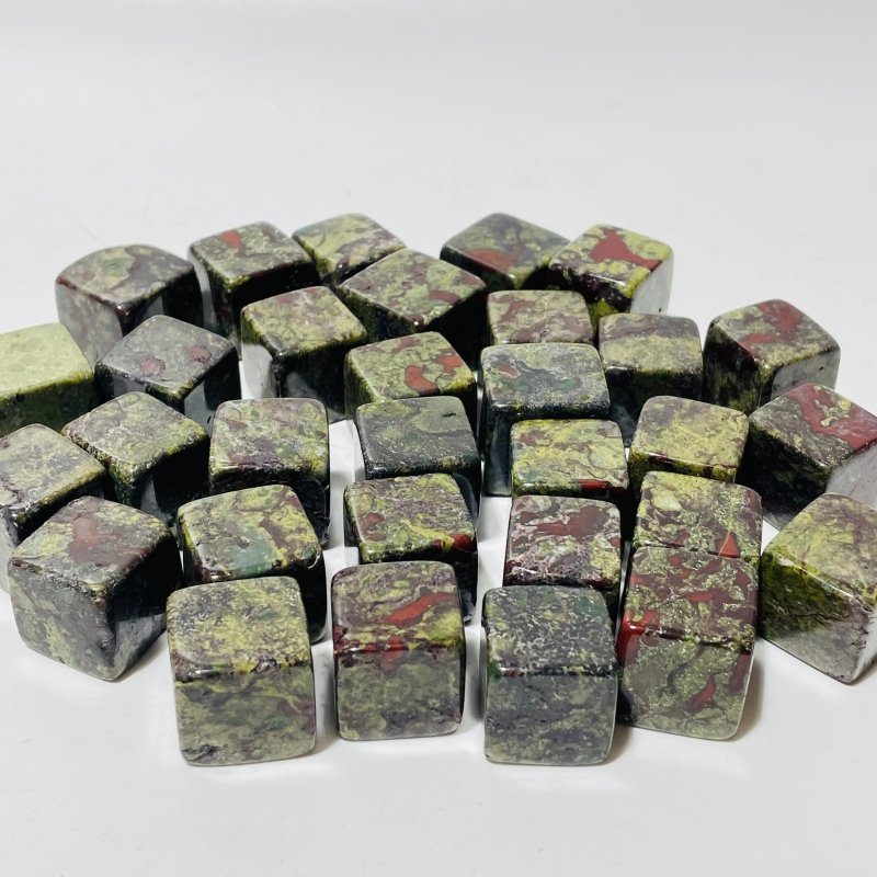 Dragon Blood Stone Cube Tumbled Wholesale - Wholesale Crystals