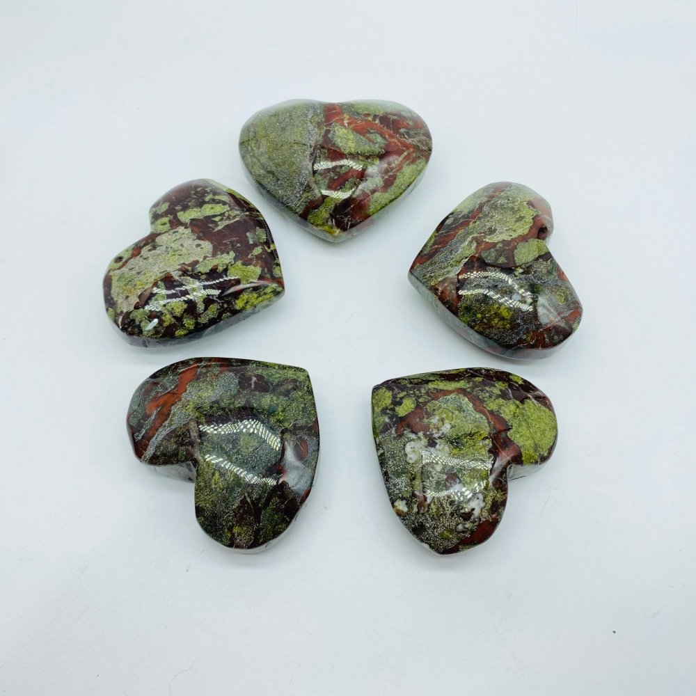Dragon Blood Stone Large Heart Crystal Wholesale -Wholesale Crystals