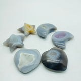 Druzy Agate Geode Heart Star&Moon&Star Carving Wholesale -Wholesale Crystals