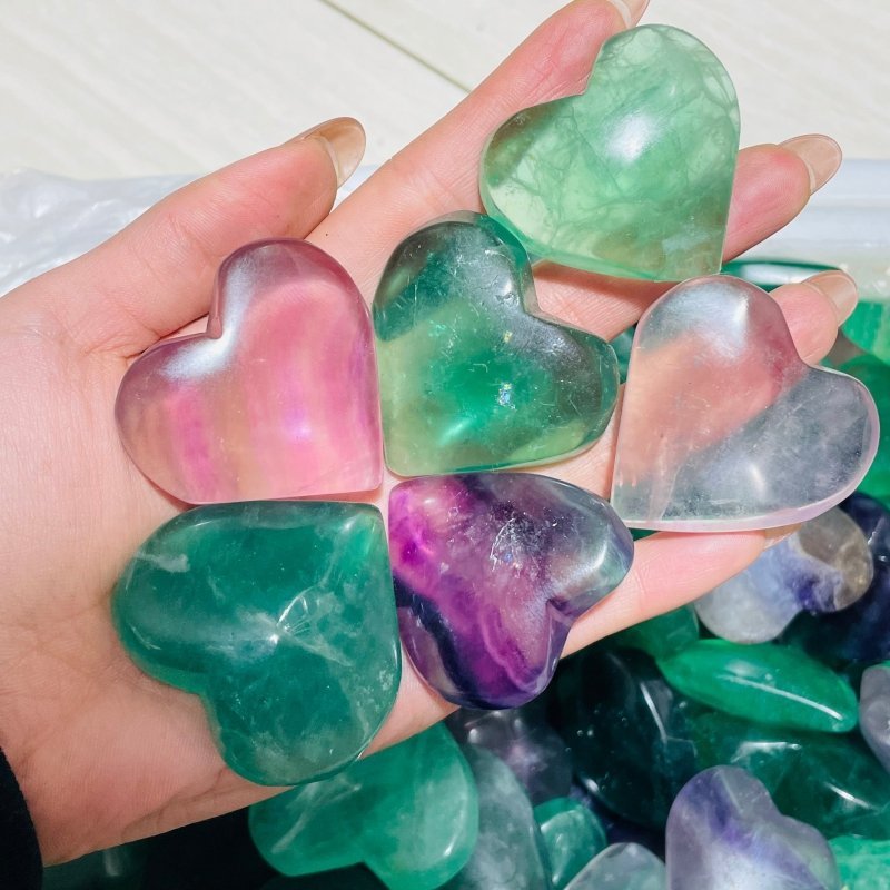 Fluorite Heart Wholesale - Wholesale Crystals