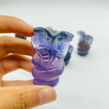Fluorite Snake Cobra Double Head Carving Wholesale -Wholesale Crystals