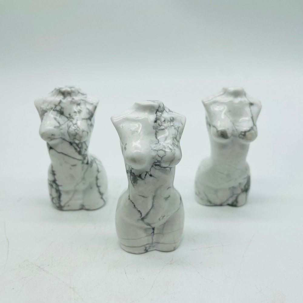 Goddess Carving Wholesale Howlite Yellow Calcite -Wholesale Crystals