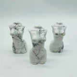 Goddess Carving Wholesale Howlite Yellow Calcite -Wholesale Crystals