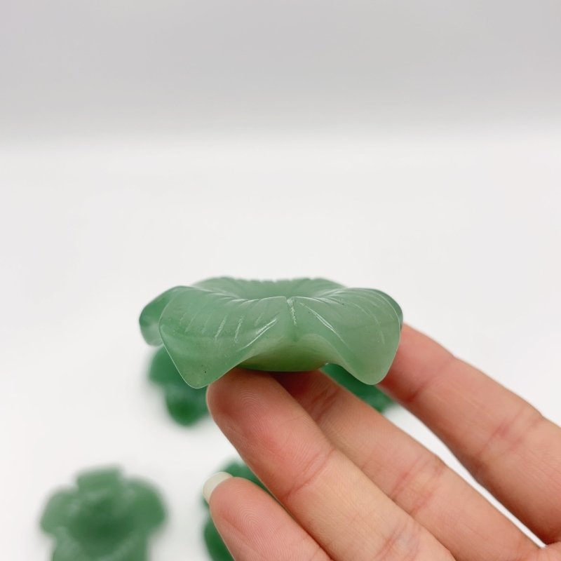 Green Aventurine Flower Crystal Stand Base Wholesale -Wholesale Crystals