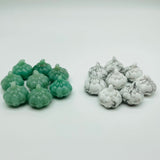 Green Aventurine & Howlite Halloween Pumpkin Carving Wholesale -Wholesale Crystals