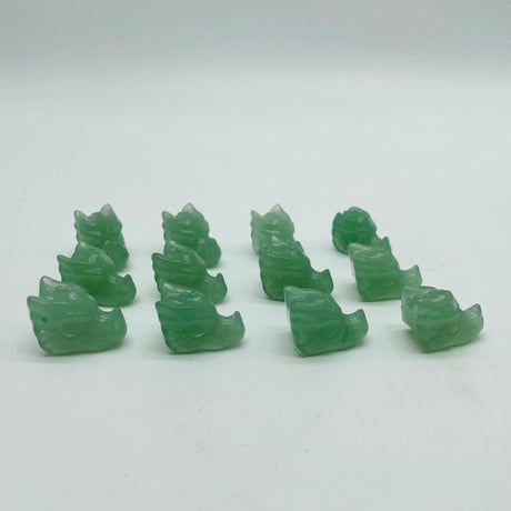 Green Aventurine Mini Dragon Head Carving Wholesale -Wholesale Crystals