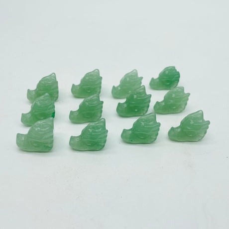Green Aventurine Mini Dragon Head Carving Wholesale -Wholesale Crystals