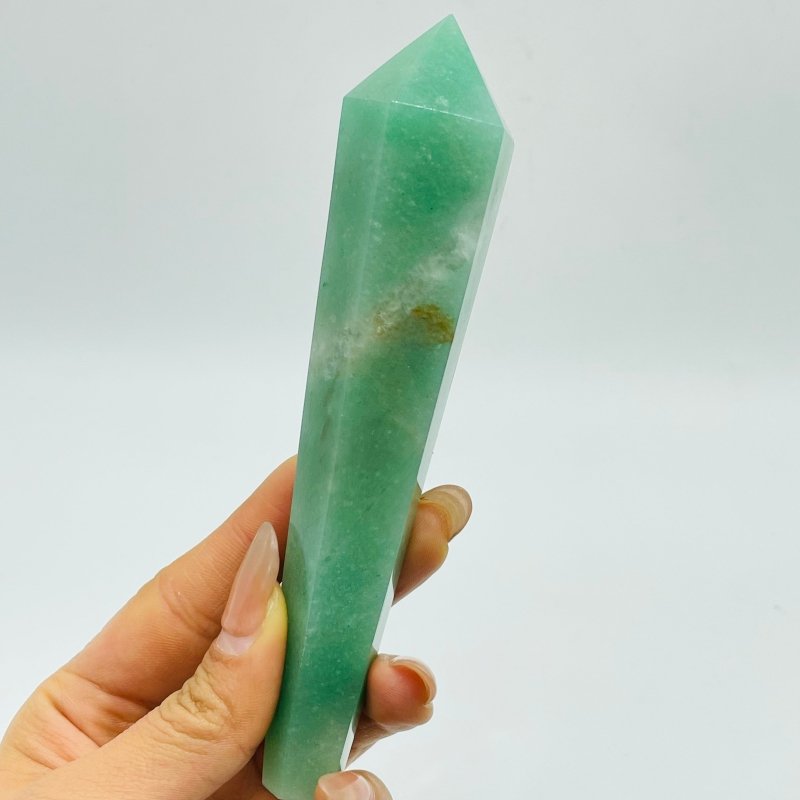 Green Aventurine Point Scepter Magic Wand Wholesale - Wholesale Crystals