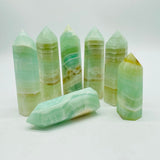 Green Calcite Tower Points Crystal Wholesale -Wholesale Crystals