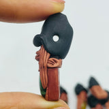 Handmade Clay Witch Pendant Wholesale Labradorite Amethyst Agate -Wholesale Crystals