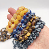 Heart Bracelet Crystal Wholesale Tiger Eye Sodalite Larvikite Yellow Agate -Wholesale Crystals